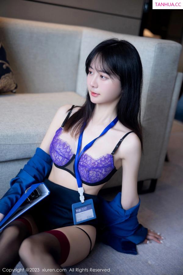   [XiuRen]高清写真图 2023.03.13 No.6407 谢小蒽 黑丝美腿第39张图片